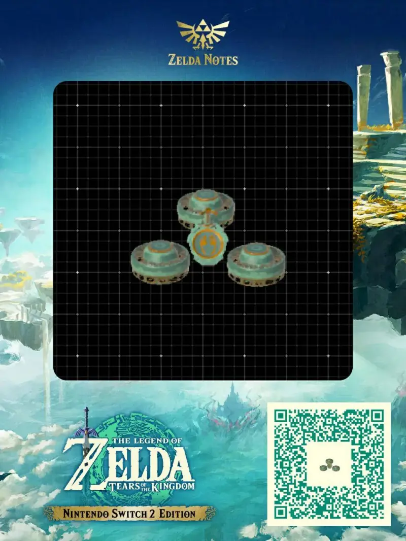 Tri-Style Hoverbike - Zelda TOTK AutoBuild QR Code