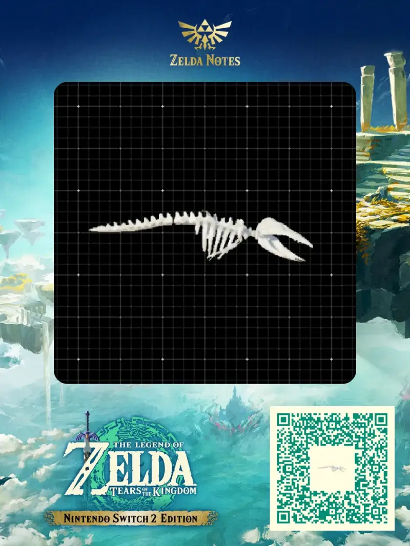 Fossil dragon - Zelda TOTK AutoBuild QR Code
