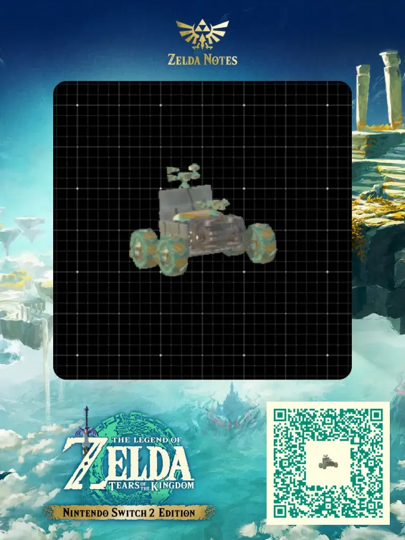 zhujzal's A-3 Marauder Tank - Zelda TOTK AutoBuild QR Code