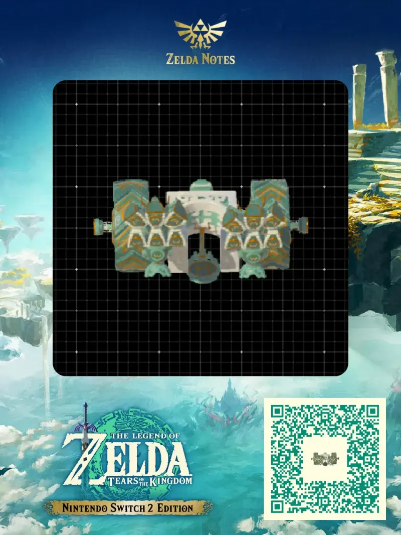 Double Trouble SEGWAY From Hell Updated version to minimise turret breaking - Zelda TOTK AutoBuild QR Code