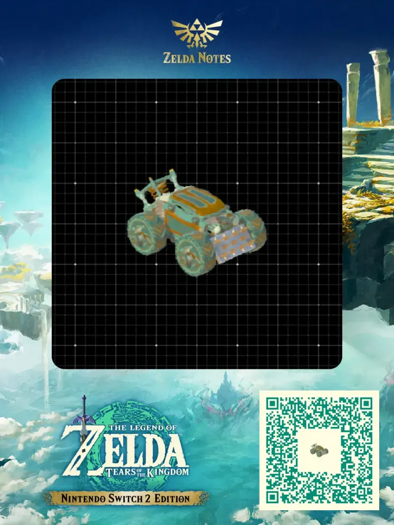 Chimera, Hyrule&rsquo;s premier Light Assault Vehicle - Zelda TOTK AutoBuild QR Code