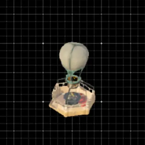 Infinite lone balloon