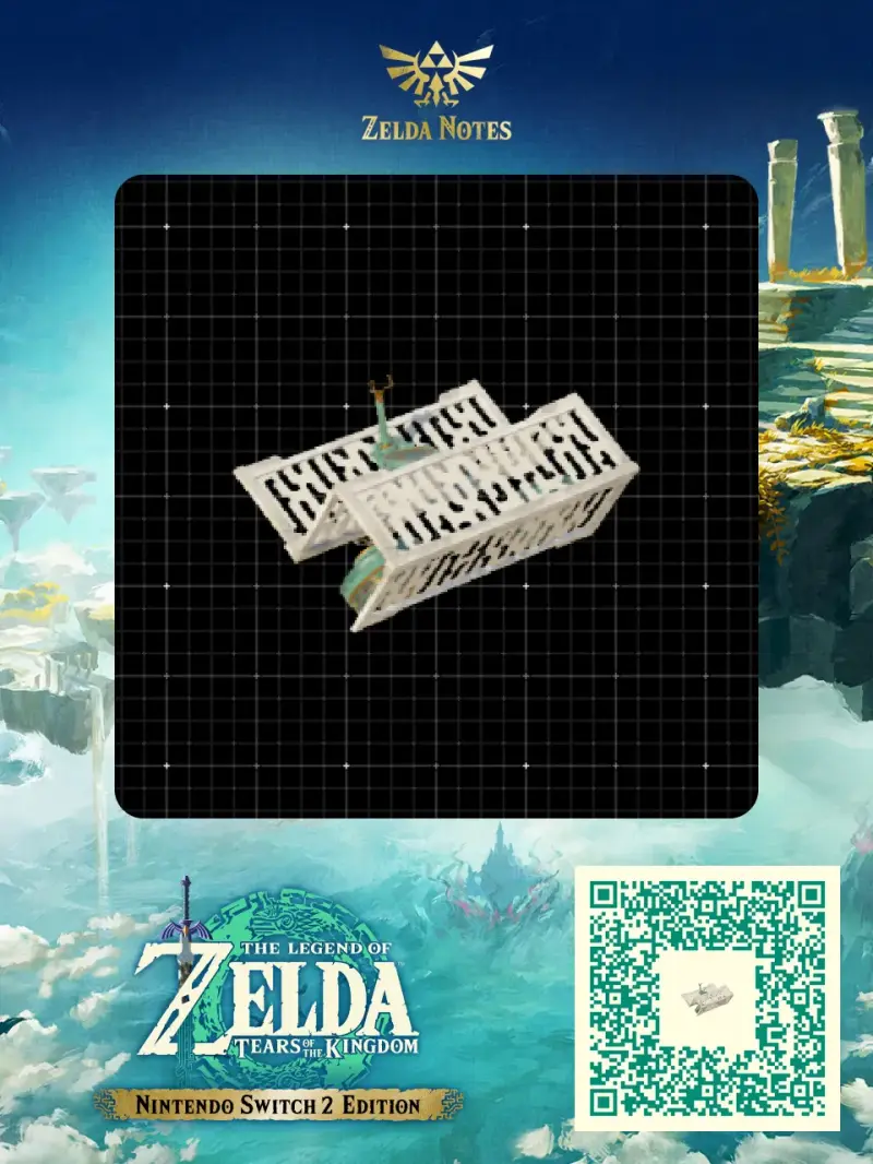 Antigravity Rail Vimanu - Zelda TOTK AutoBuild QR Code