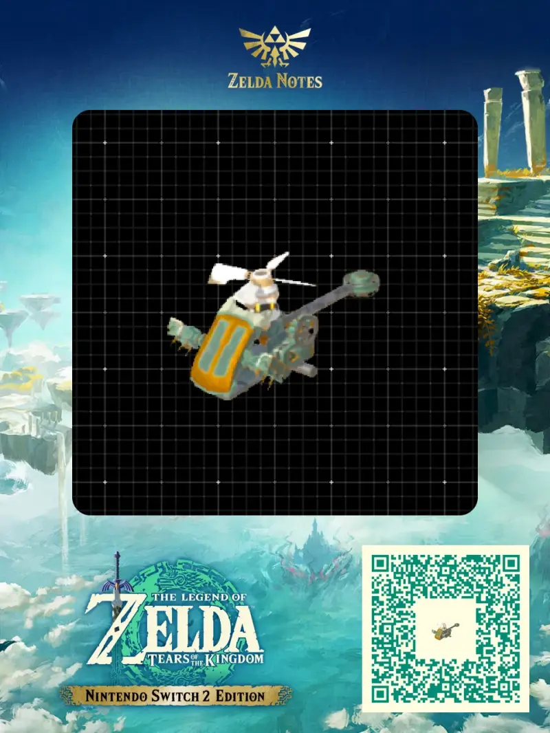 zhujzal's Gargoyle EV (single propeller) - Zelda TOTK AutoBuild QR Code