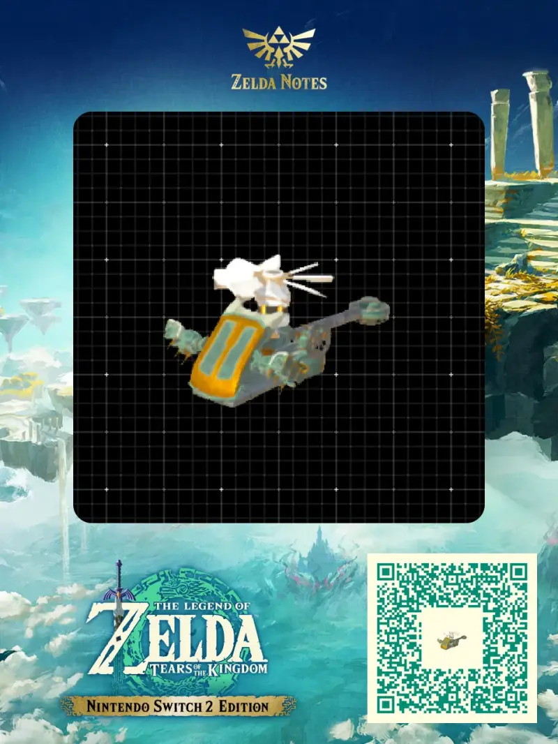 zhujzal's Gargoyle EV (dual propeller) - Zelda TOTK AutoBuild QR Code