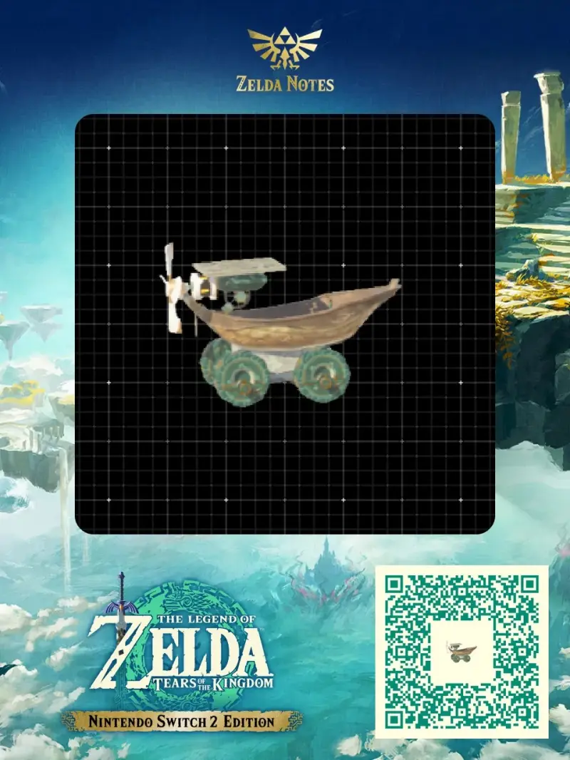 zhujzal's Mudskipper amphibious climber - Zelda TOTK AutoBuild QR Code