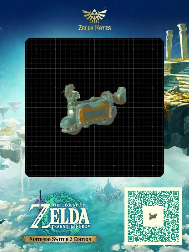 zhujzal's Minicycle motorcycle tank - Zelda TOTK AutoBuild QR Code