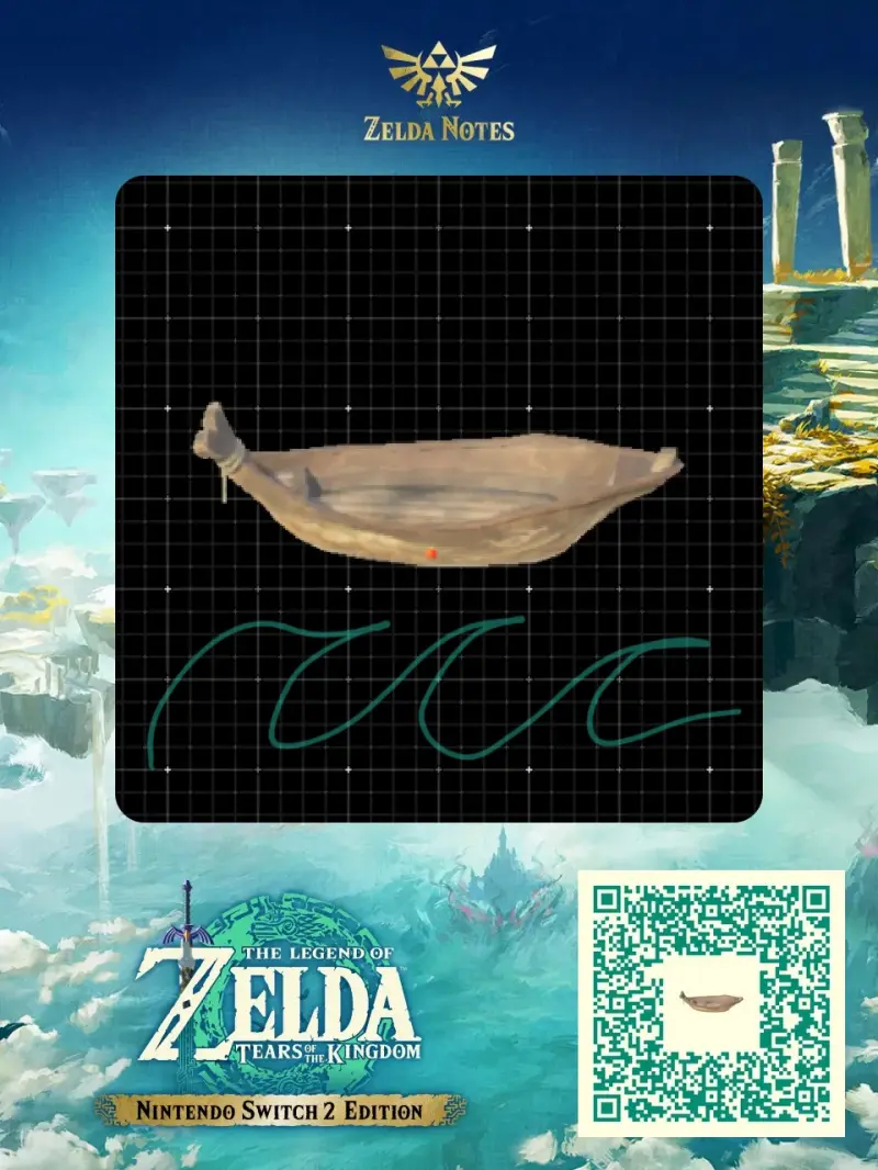 Boat - Zelda TOTK AutoBuild QR Code