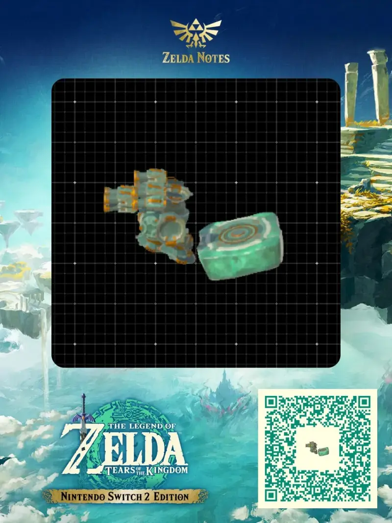 Dual Pulsing Manual Artillery - Zelda TOTK AutoBuild QR Code