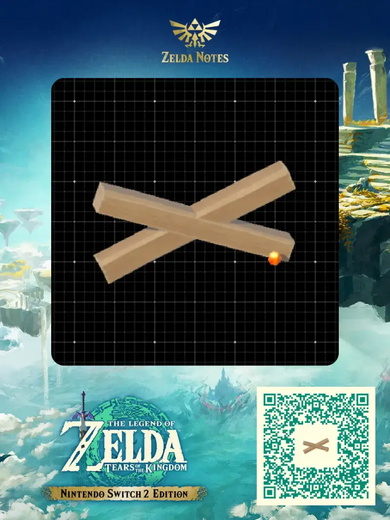 zhujzal's Compound object: X beams #2 - Zelda TOTK AutoBuild QR Code
