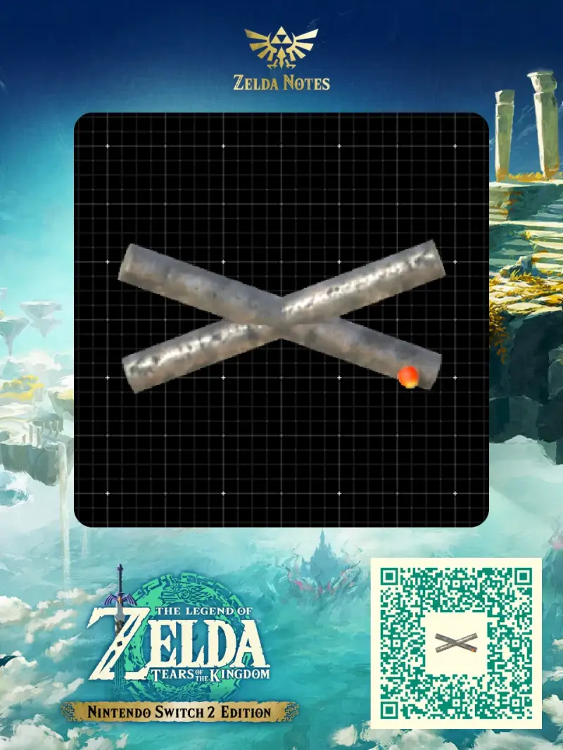 zhujzal's Compound object: X poles #2 - Zelda TOTK AutoBuild QR Code
