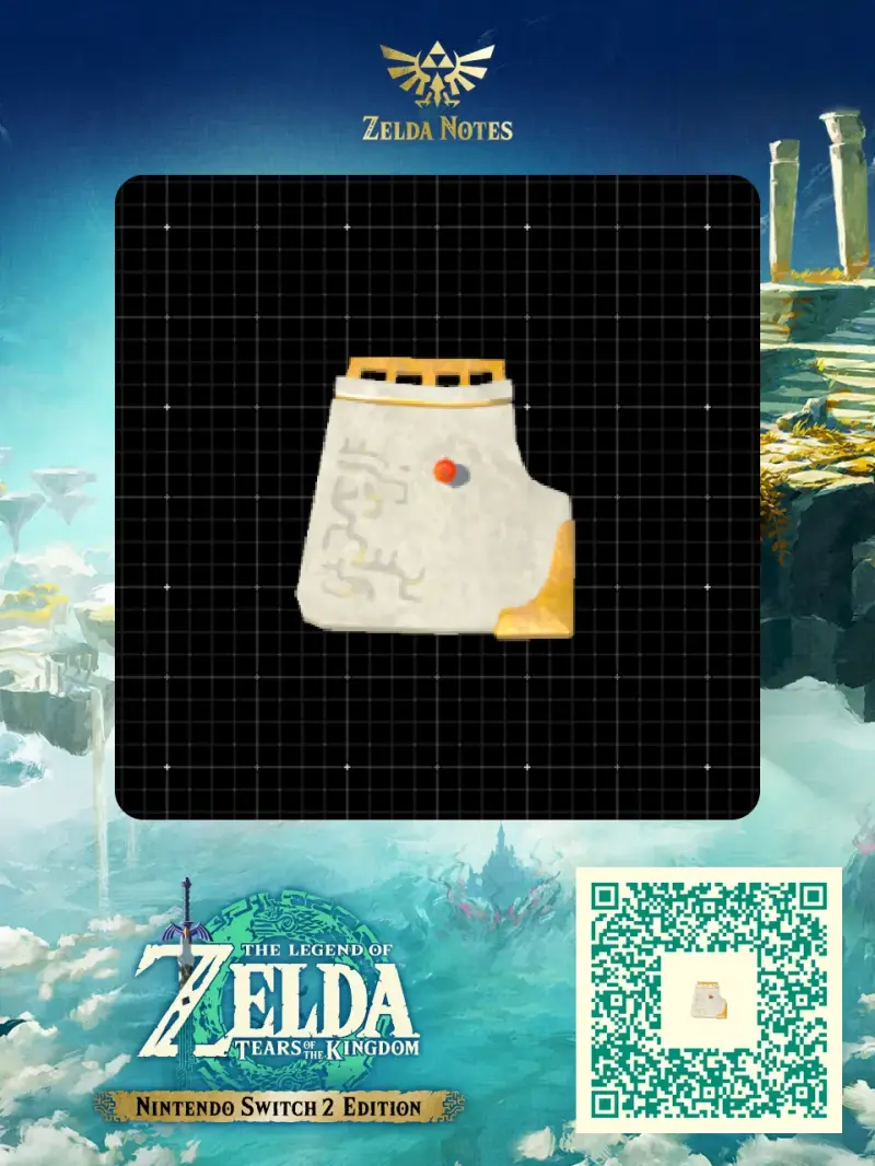 Fan Blade (Wing / Airfoil) - Zelda TOTK AutoBuild QR Code