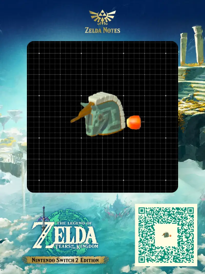 zhujzal's gravity pressed beam emitters (2x) - Zelda TOTK AutoBuild QR Code