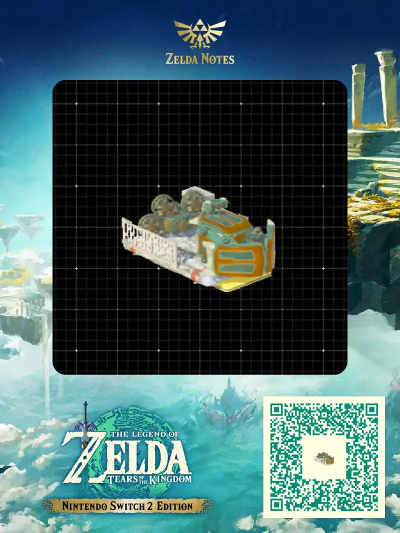Hydra, Armored Patrol Boat - Zelda TOTK AutoBuild QR Code