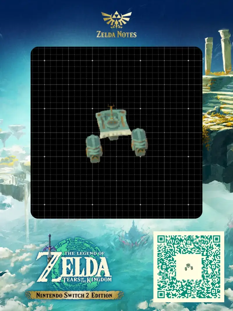 Fast &amp; Easy korok car - Zelda TOTK AutoBuild QR Code