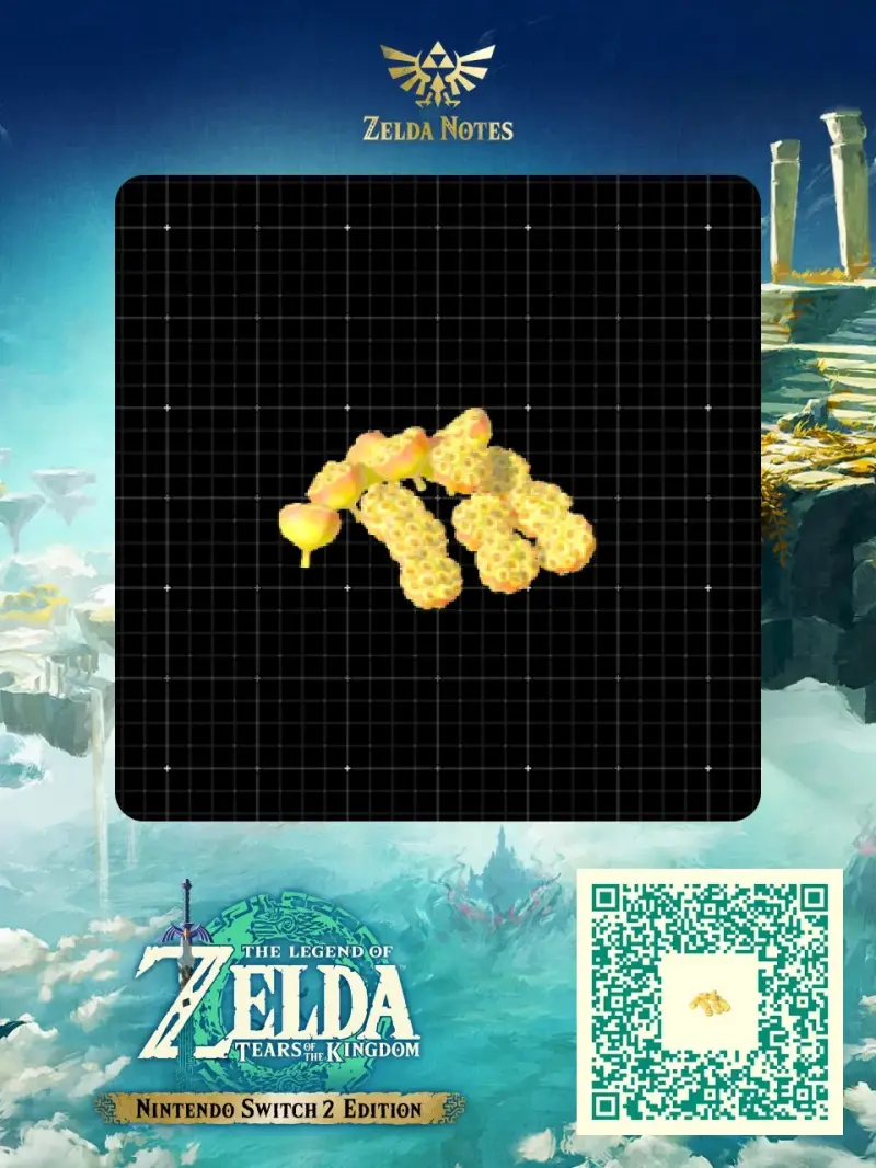 Lotus Fruit Catcher - Zelda TOTK AutoBuild QR Code