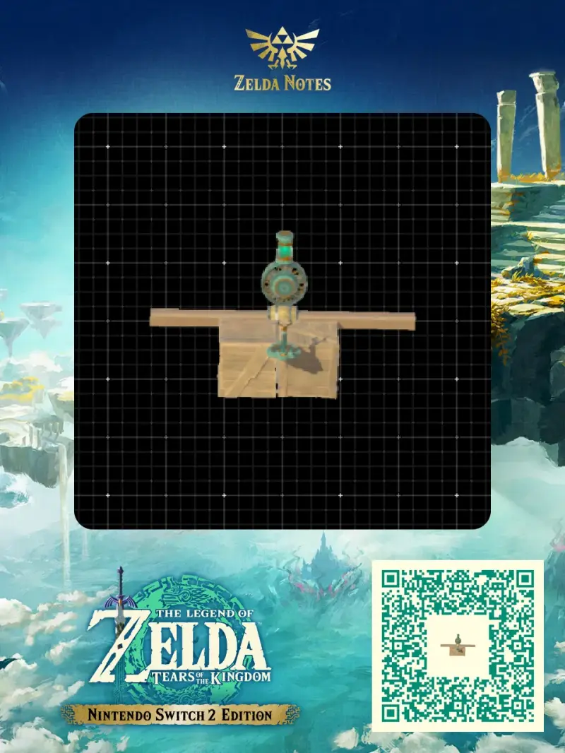 Crate Boat - Zelda TOTK AutoBuild QR Code