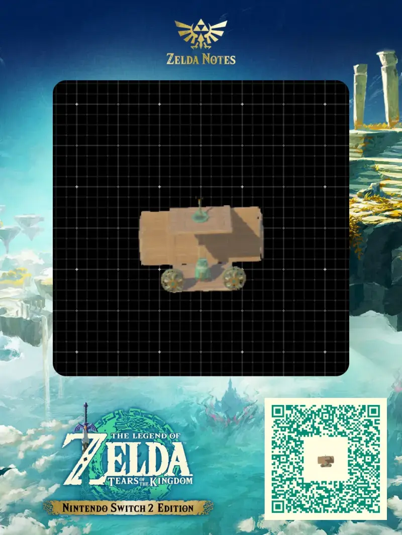 Fishing Boat - Zelda TOTK AutoBuild QR Code