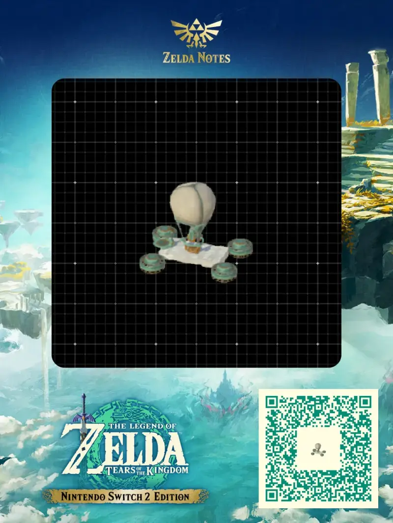 A poor man's V7 Stealth Bomber  - Zelda TOTK AutoBuild QR Code