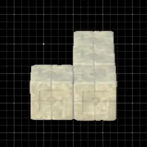 An L made of blocks