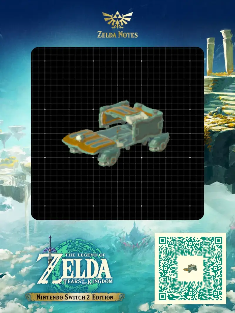 Basic Explorer Truck - Zelda TOTK AutoBuild QR Code