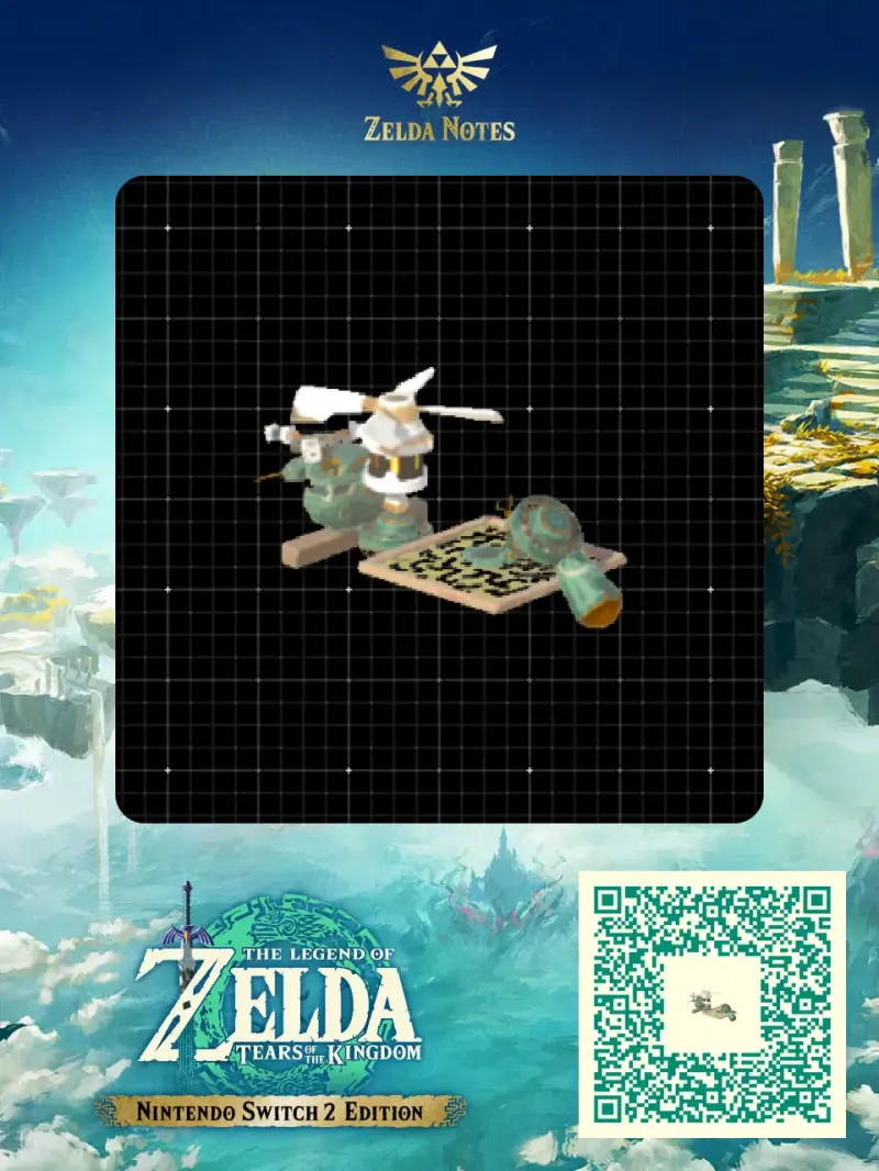 zhujzal's UMPF Mini perpetual flying machine - Zelda TOTK AutoBuild QR Code