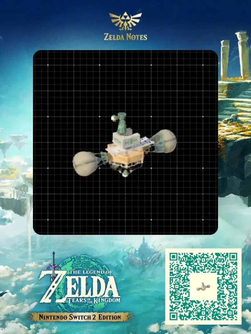 Yellow Submarine - Zelda TOTK AutoBuild QR Code