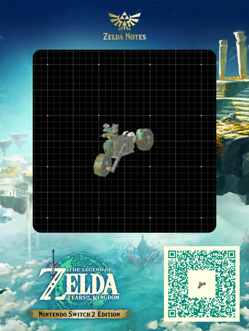zhujzal's Megacycle motorcycle tank "tankcycle" - Zelda TOTK AutoBuild QR Code
