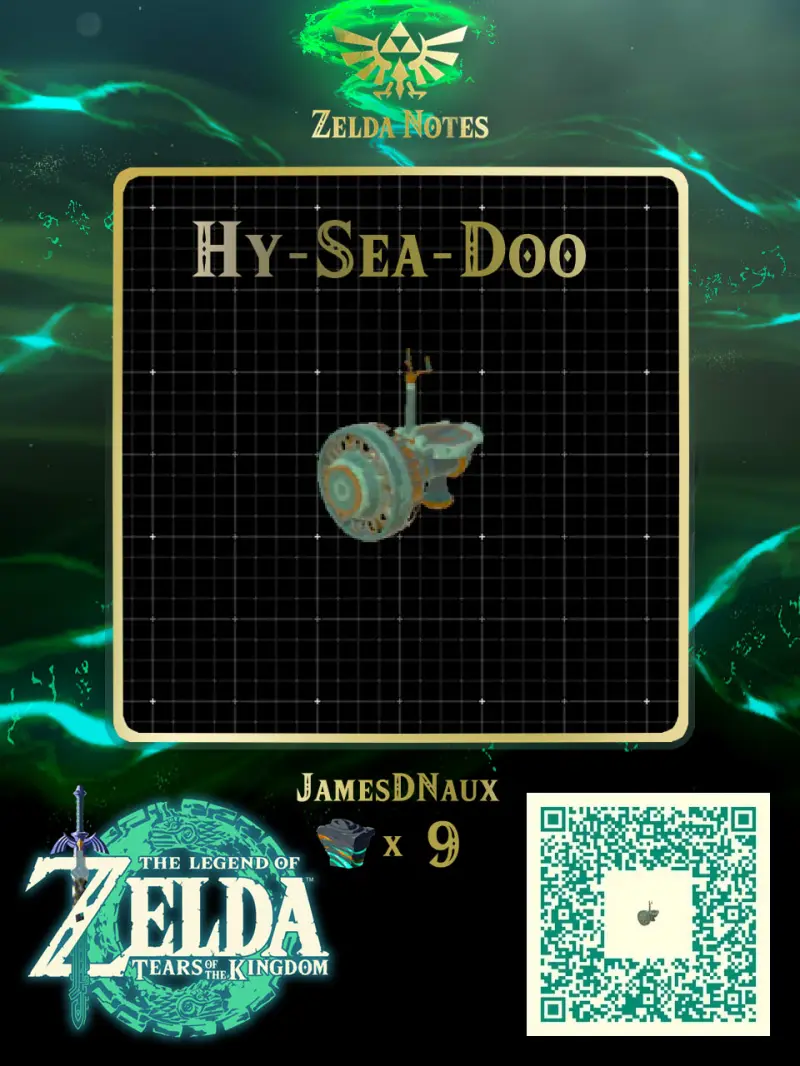 Hy-Sea-Do - Zelda TOTK AutoBuild QR Code