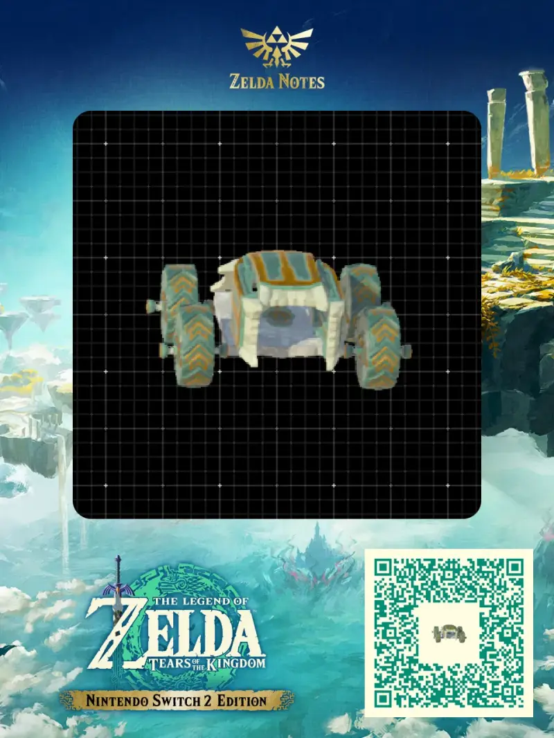 The naked Hyrule battle buggy - Zelda TOTK AutoBuild QR Code