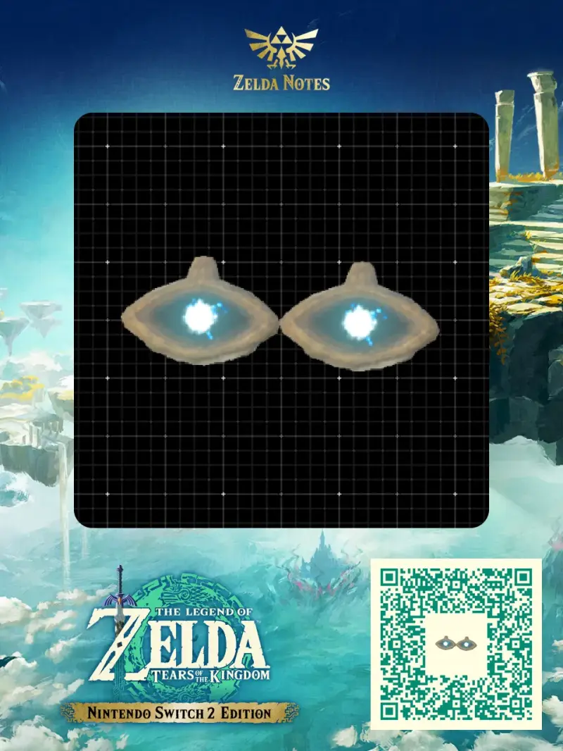 Bargainer Statue eyes - Zelda TOTK AutoBuild QR Code