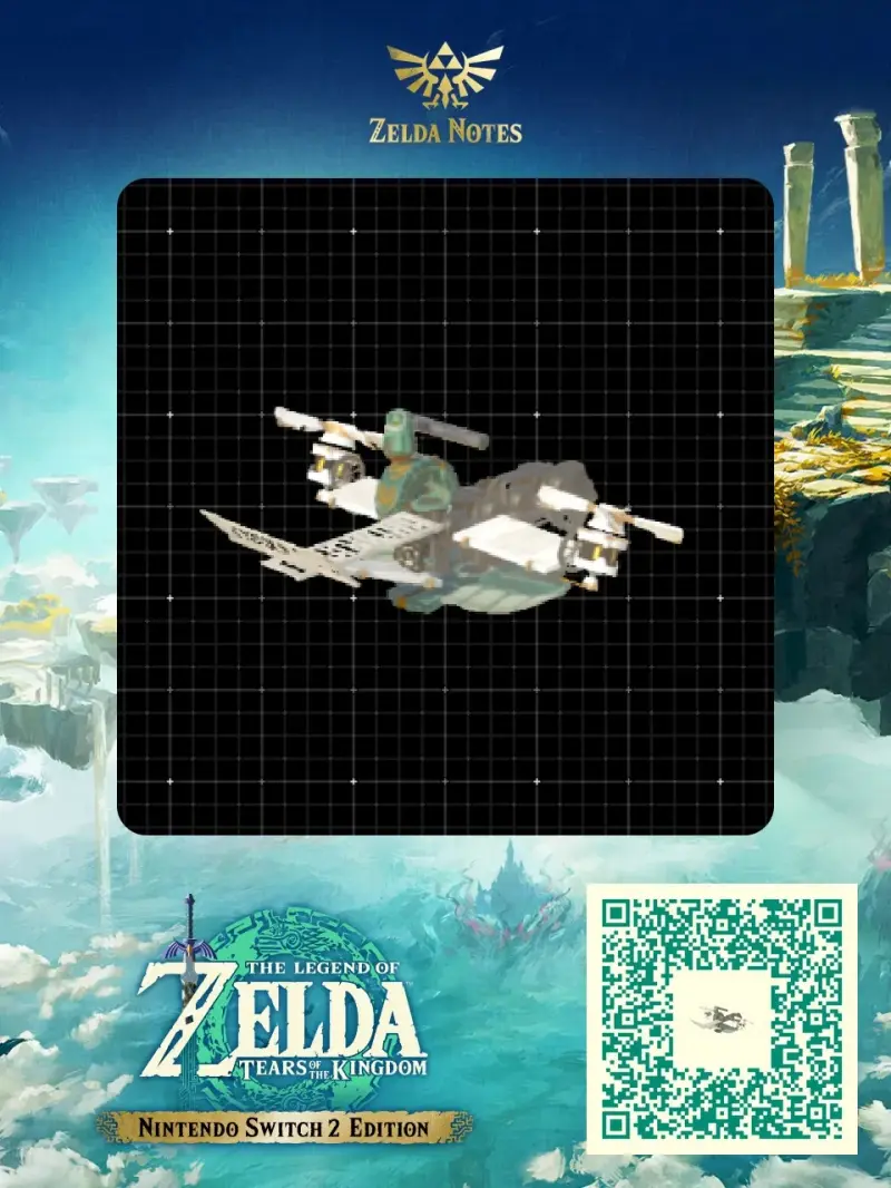 V-22 Osprey by keke_play_ryt fixed with infinite w - Zelda TOTK AutoBuild QR Code