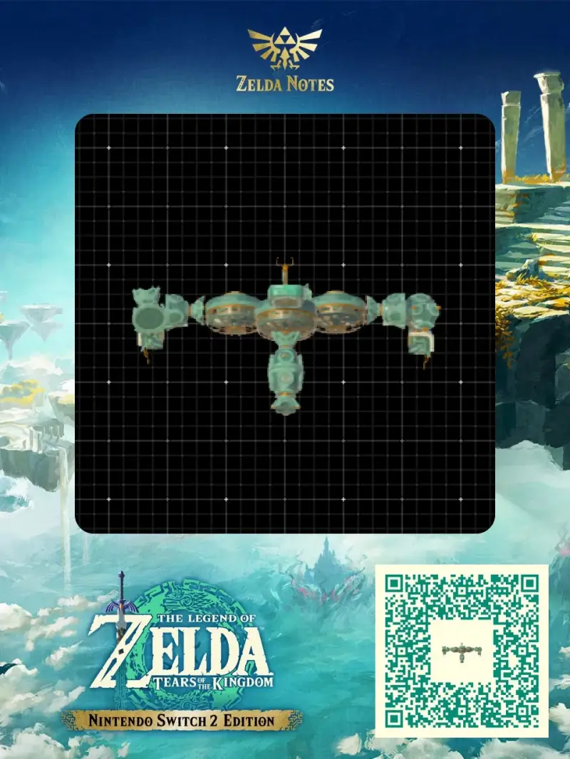 Pulse Laser Flyer by ZonaiMasterBuilder - Zelda TOTK AutoBuild QR Code