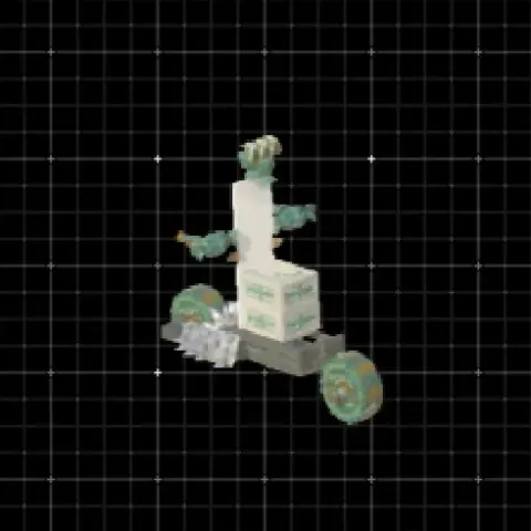 2 Wheel Combat Vehicle with pulse cannons and pulse lasers by ZonaiMasterBuilder