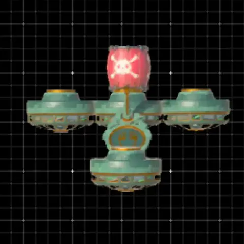 Hoverbike with a bomb attached