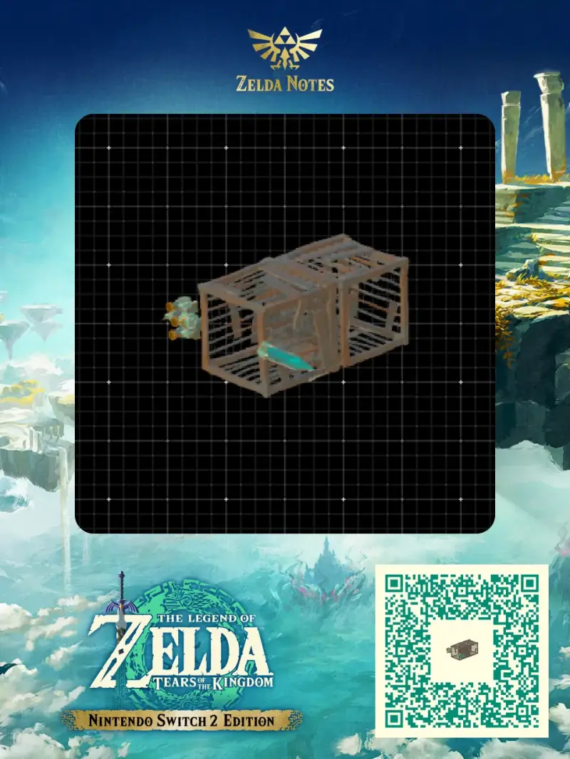Lynel Collisuem Turret/Viewing Box v2 - Zelda TOTK AutoBuild QR Code