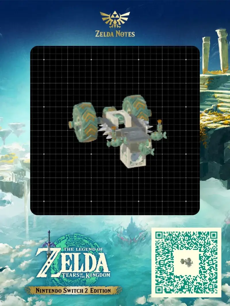 Fun Super Fast OP Build by ZonaiMasterBuilder - Zelda TOTK AutoBuild QR Code