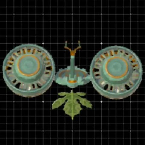 Hover Bike with a korok leaf