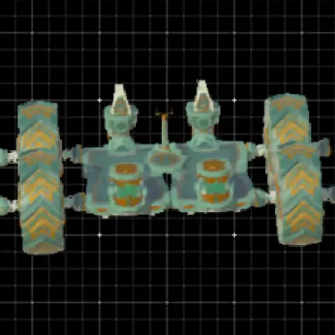 ATV with lights and cannons