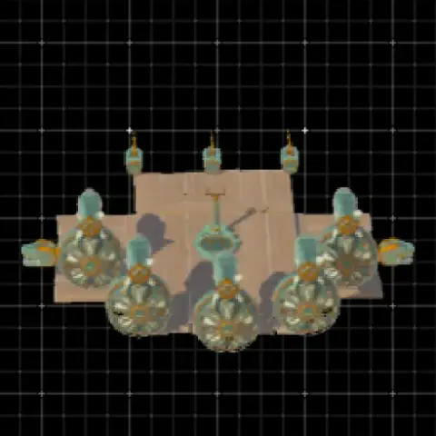 Fast boat with elemental heads