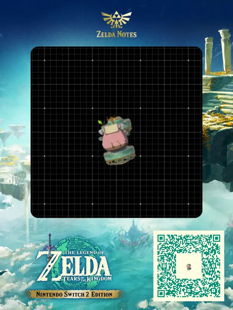 Balanced Korok Bike - Zelda TOTK AutoBuild QR Code