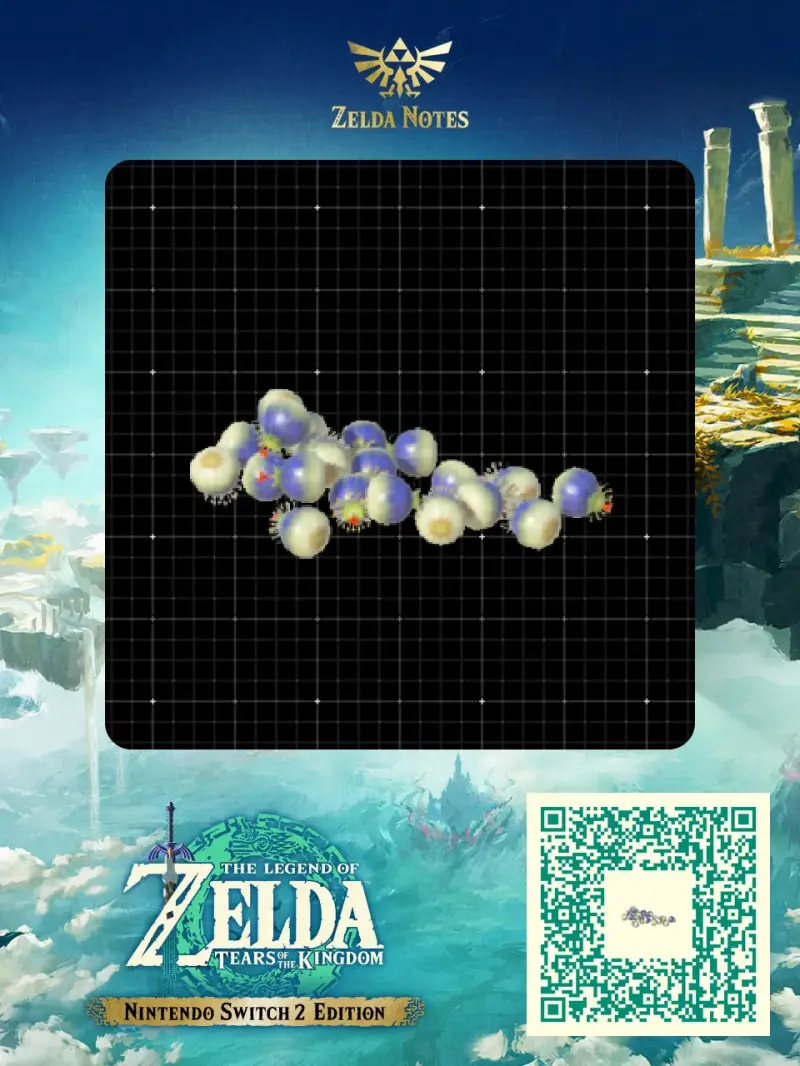 Bomb Flower Collector - Zelda TOTK AutoBuild QR Code