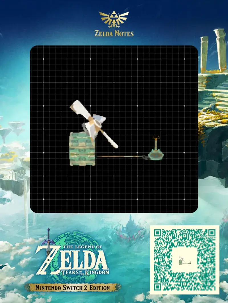 Battery-less flight machine - Zelda TOTK AutoBuild QR Code