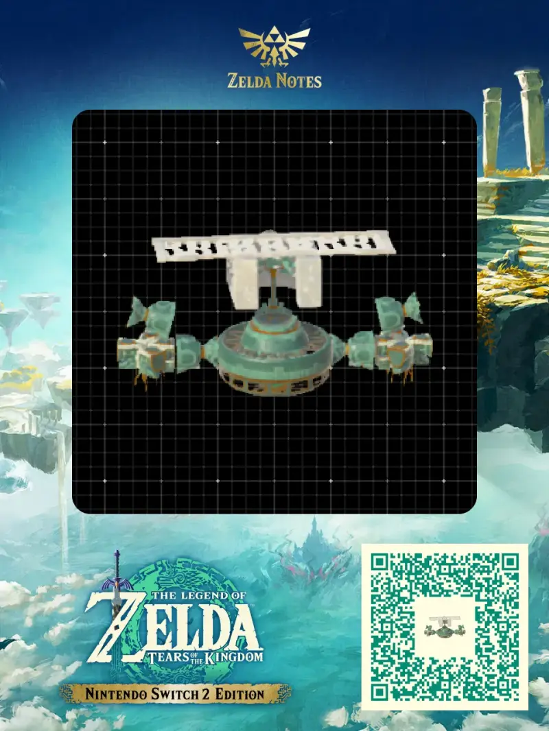 Aerial Siege Tank Mk1-X12U - Zelda TOTK AutoBuild QR Code