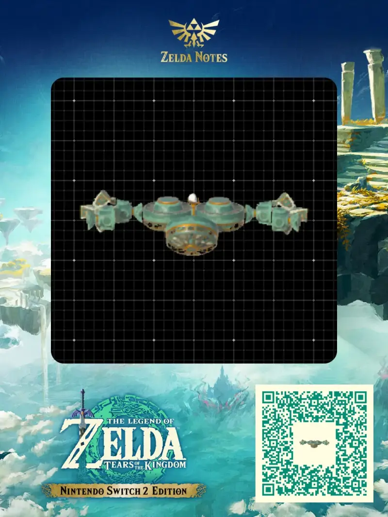 Mega Omnicycle Mk3-X12 - Zelda TOTK AutoBuild QR Code