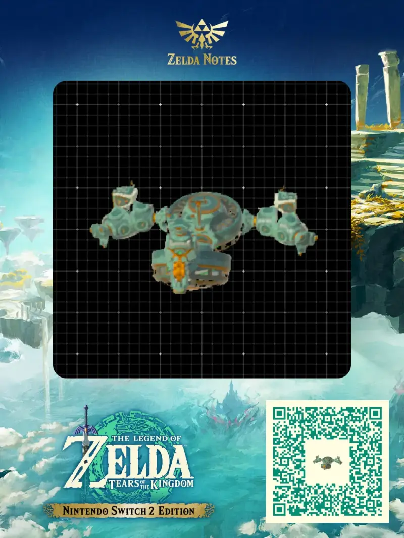 Omnicycle Stinger Mk2-X10F - Zelda TOTK AutoBuild QR Code