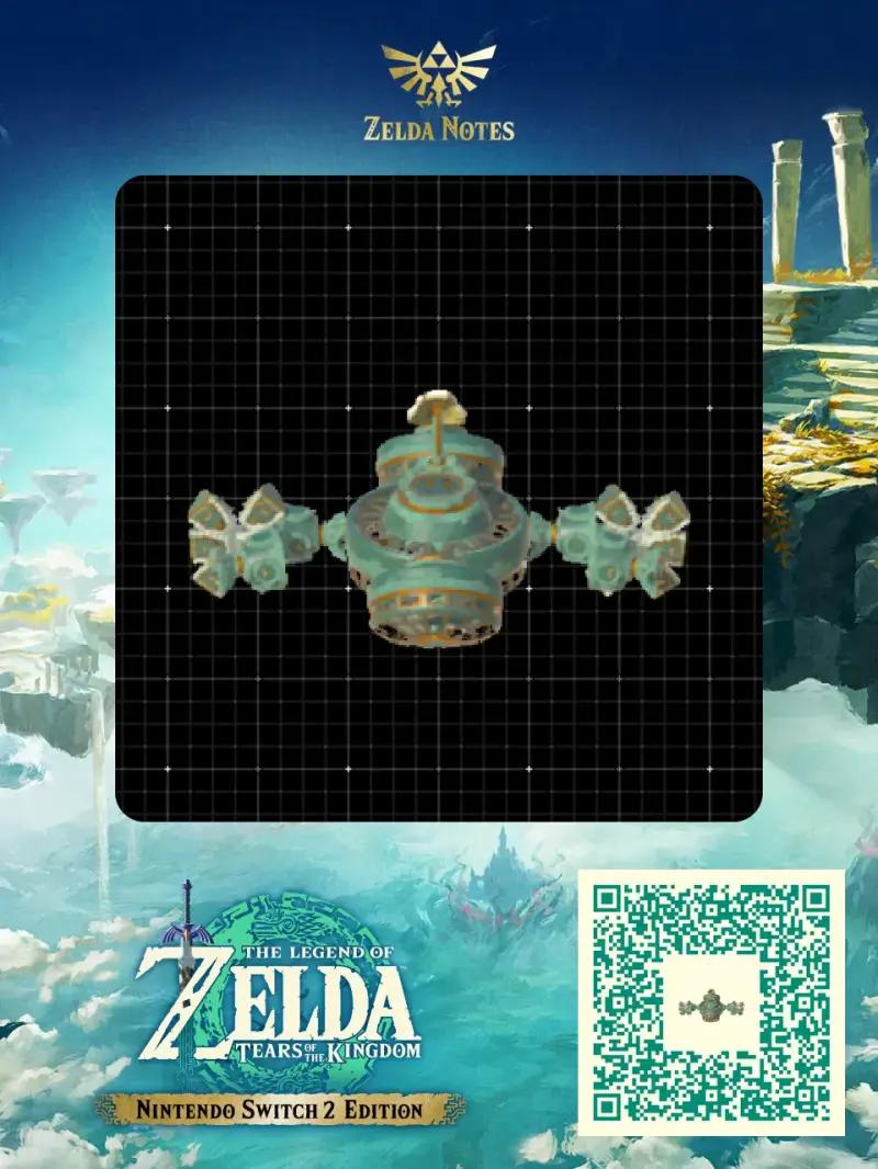 Mega Omnicycle Mk3-X12 - Zelda TOTK AutoBuild QR Code