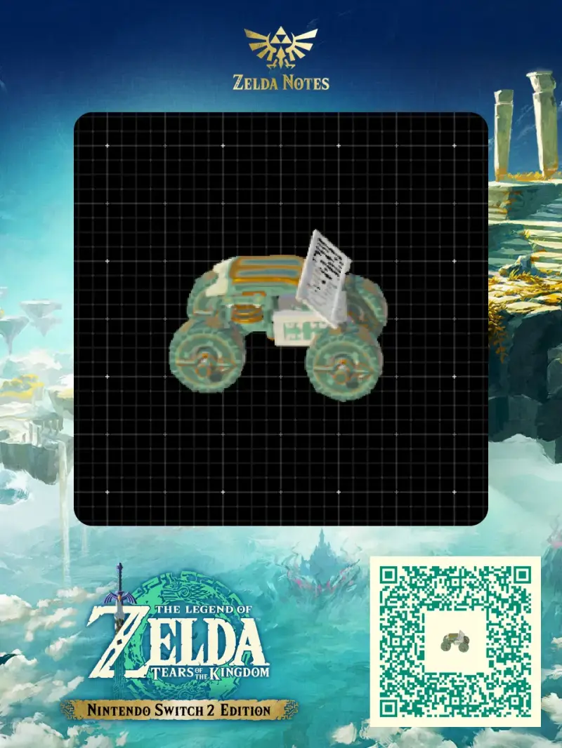 Armored Rover - Zelda TOTK AutoBuild QR Code