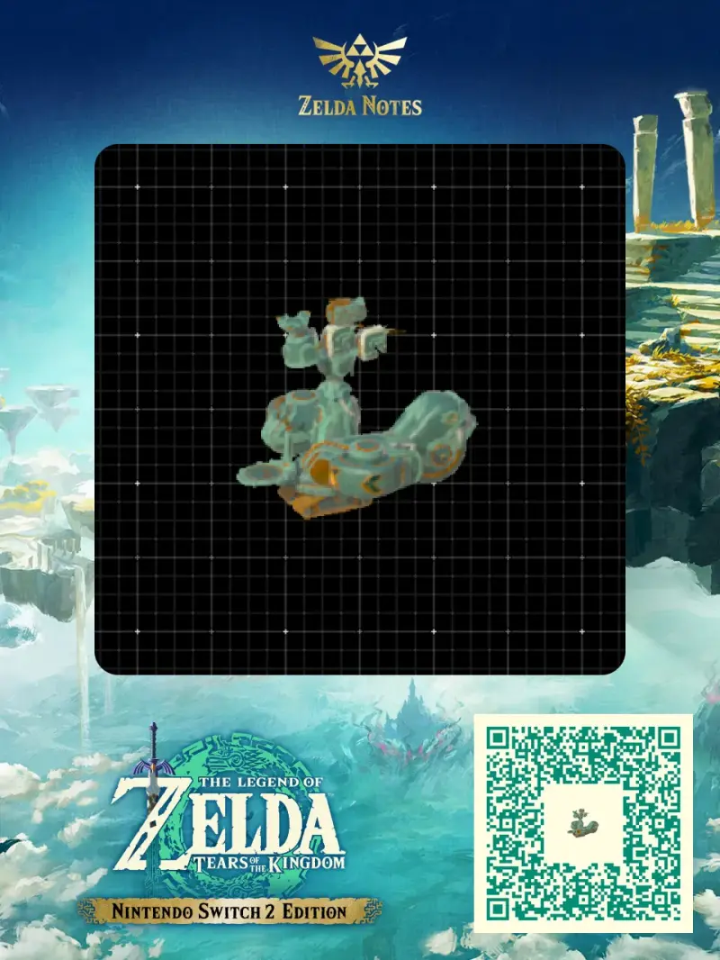 Triwheel Transformer X2F-Homing - Zelda TOTK AutoBuild QR Code
