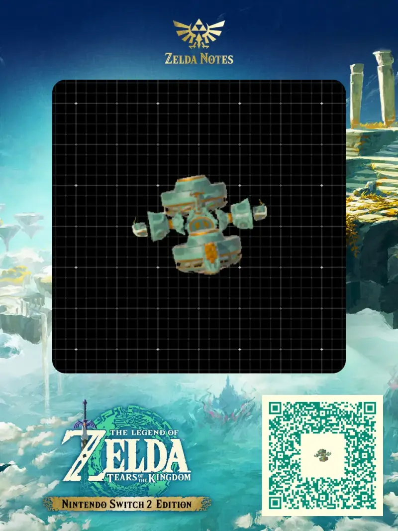 Z-cycle Transformer X2F (old version) - Zelda TOTK AutoBuild QR Code
